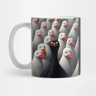 Odd One Out - Black Goose Mug